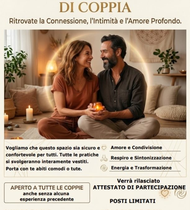 Corso esperienziale di energia tantrica di coppia